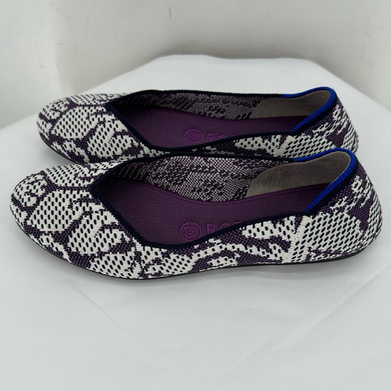 Purple W Shoe Size 7.5 ROTHY'S Flats