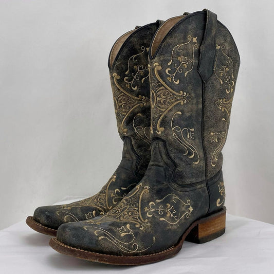 Black W Shoe Size 9 CIRCLE G Boots