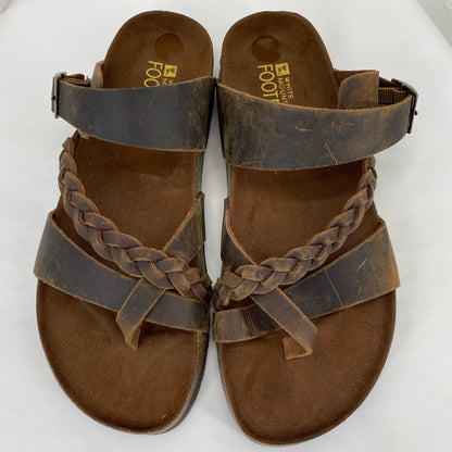 BROWN W Shoe Size 8 WHITE MOUNTAIN Sandals