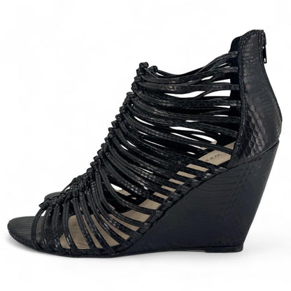 Black W Shoe Size 10 NINE WEST Wedge