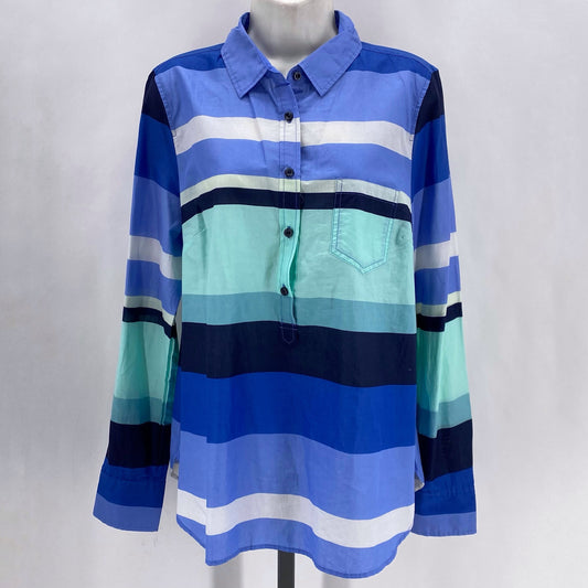 Size L J CREW Stripe Shirt