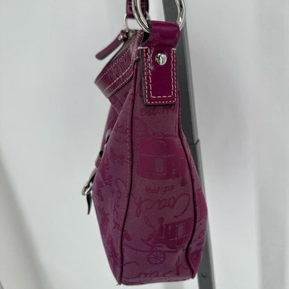 magenta COACH Cross-body
