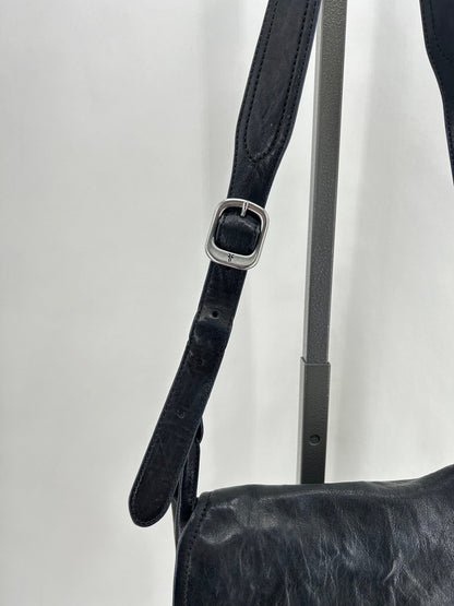 Black FRYE Leather Shoulder Bag