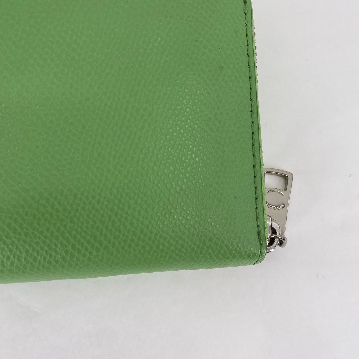 Green COACH Wallet