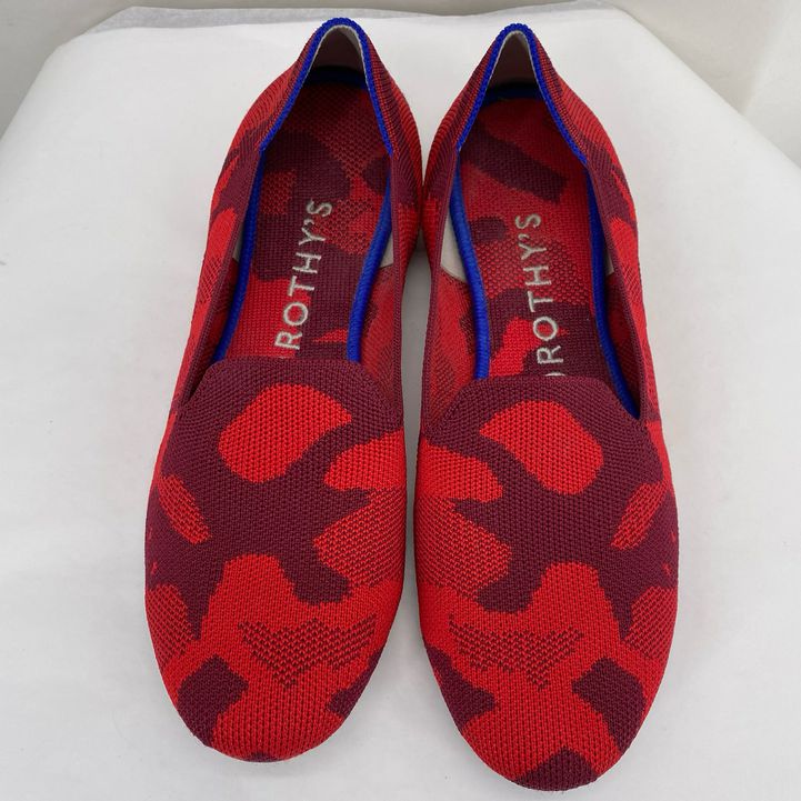 Red W Shoe Size 8.5 ROTHY'S Flats