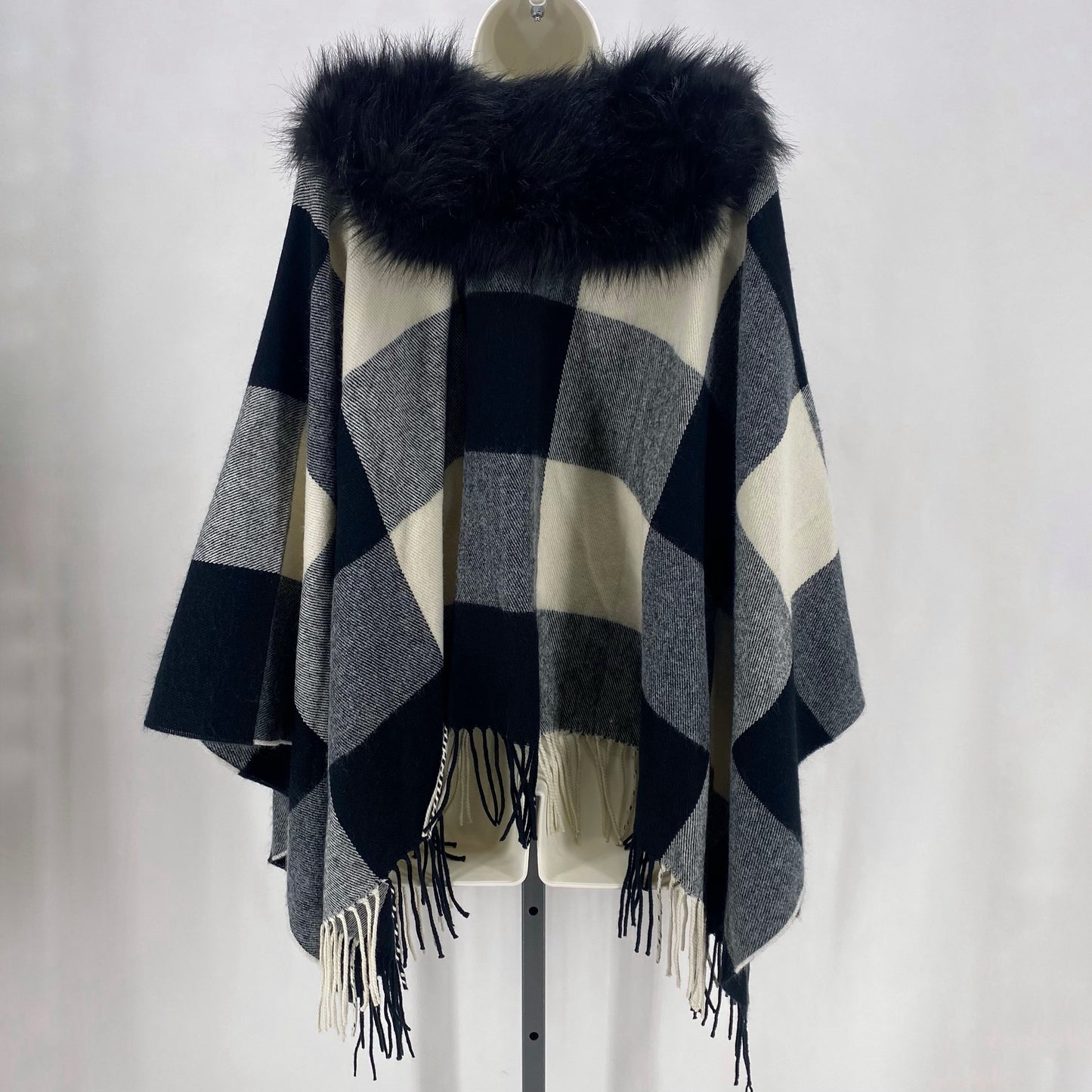 Size One Size J CREW Checkered Shawl