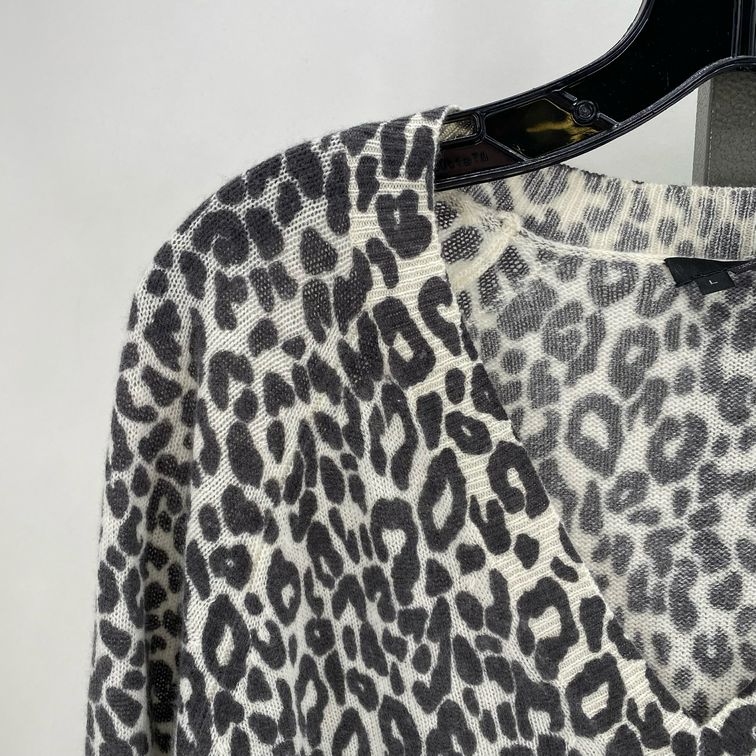 Size L 360 CASHMERE Cashmere CHEETAH Sweater