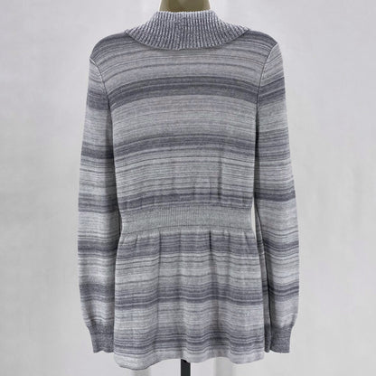 Size M WHITE HOUSE BLACK Stripe Cardigan