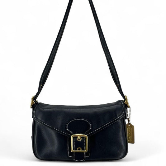 Black COACH Leather Shoulder Bag