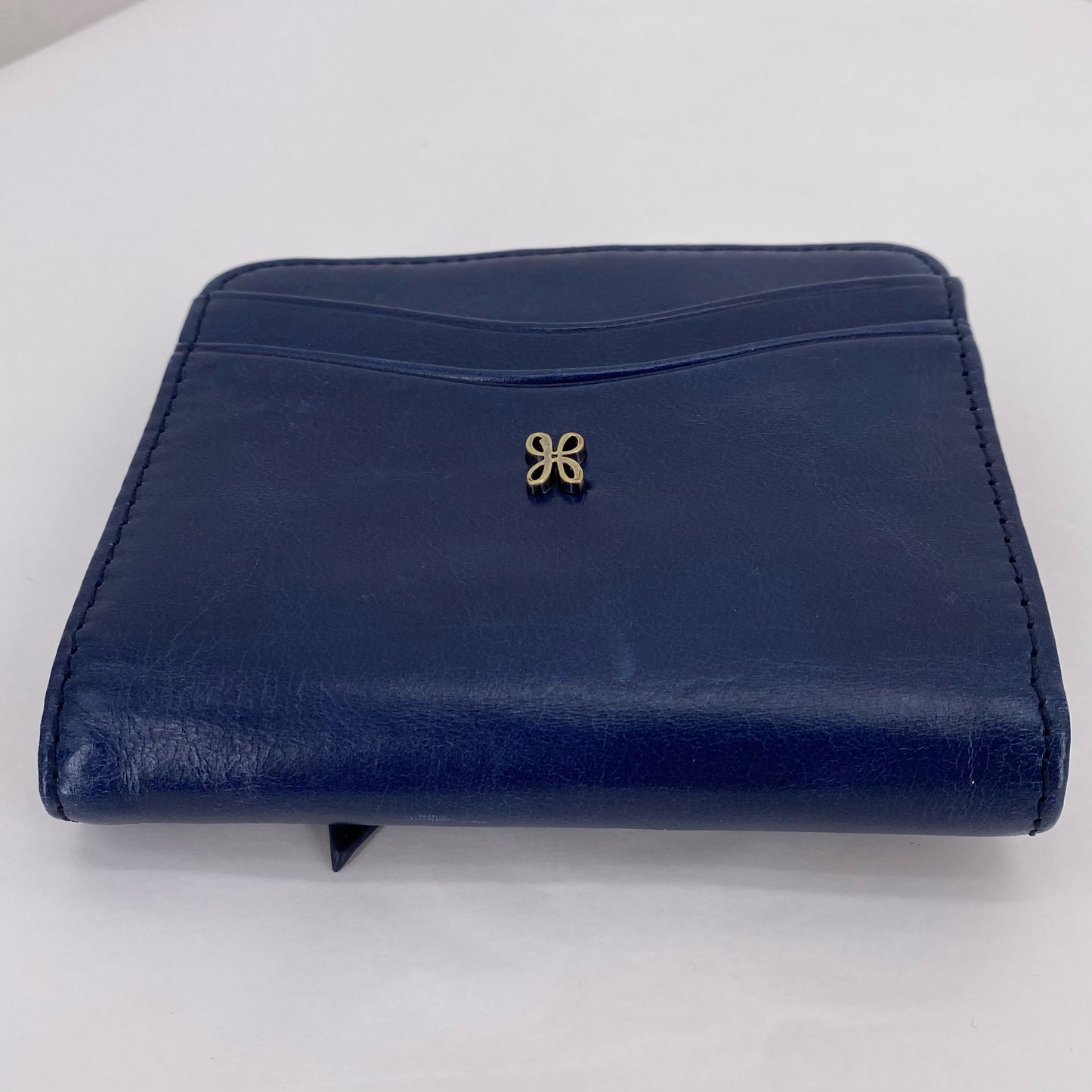 Navy HOBO Leather Wallet