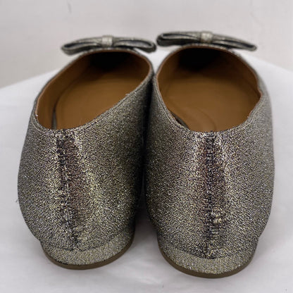 GOLD W Shoe Size 9.5 TALBOTS Flats