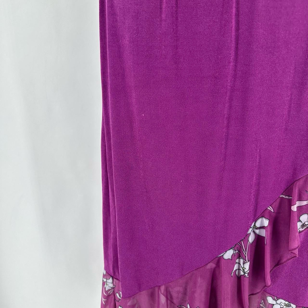Size L CAROLYN STRAUSS FLOWERS Skirt