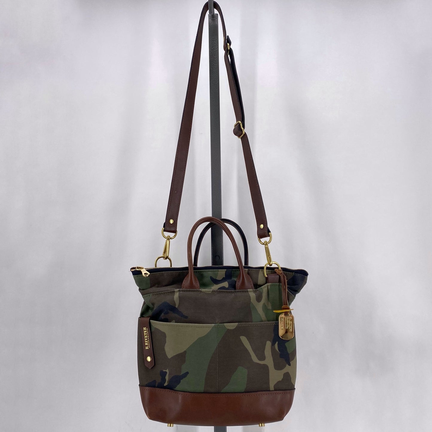 BLACK/GREEN Satchel