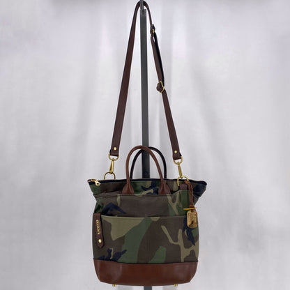 BLACK/GREEN Satchel
