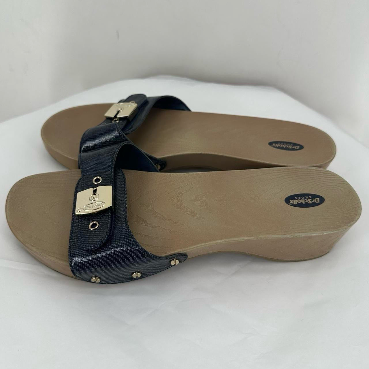 Navy W Shoe Size 8 DR. SCHOLL'S Sandals