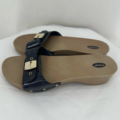 Navy W Shoe Size 8 DR. SCHOLL'S Sandals