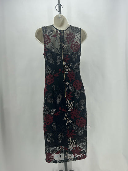 Size 2 CALVIN KLEIN NET Floral Dress