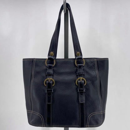 Black COACH Leather Tote
