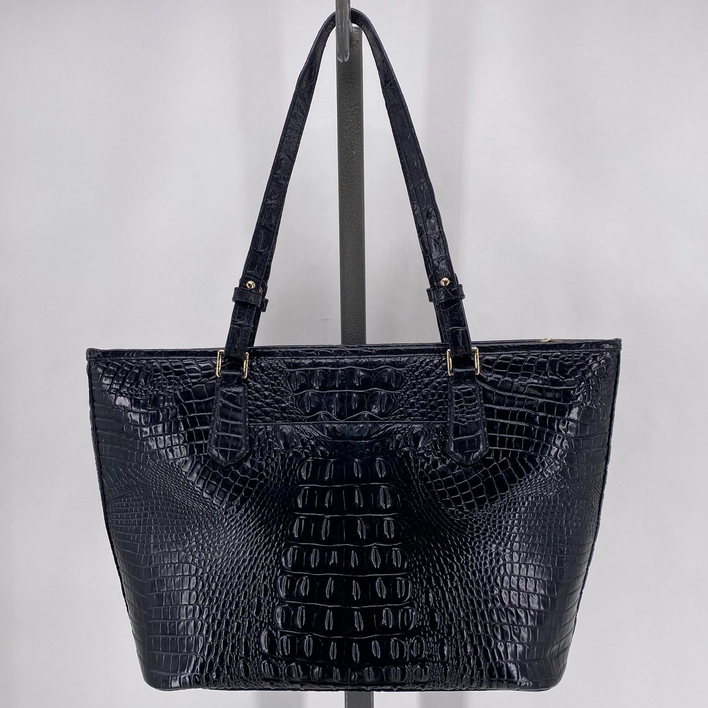 Black BRAHMA Leather Shoulder Bag