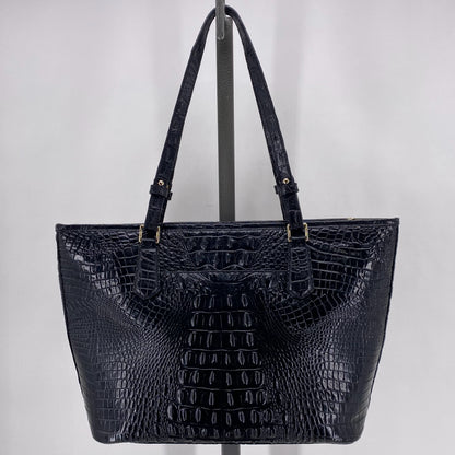 Black BRAHMA Leather Shoulder Bag