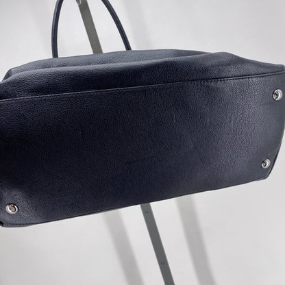 Black MICHAEL KORS Leather Pebbeled Leather Satchel