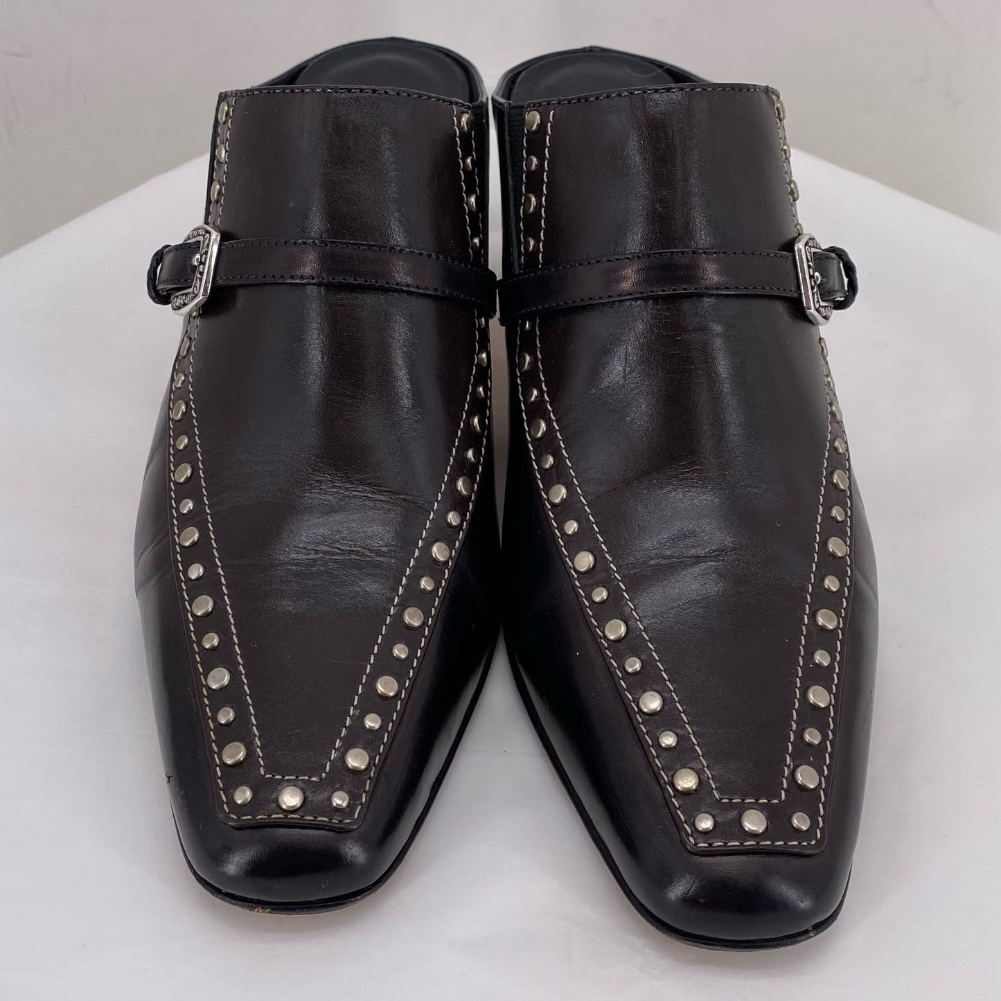 BROWN W Shoe Size 7 BRIGHTON Mules