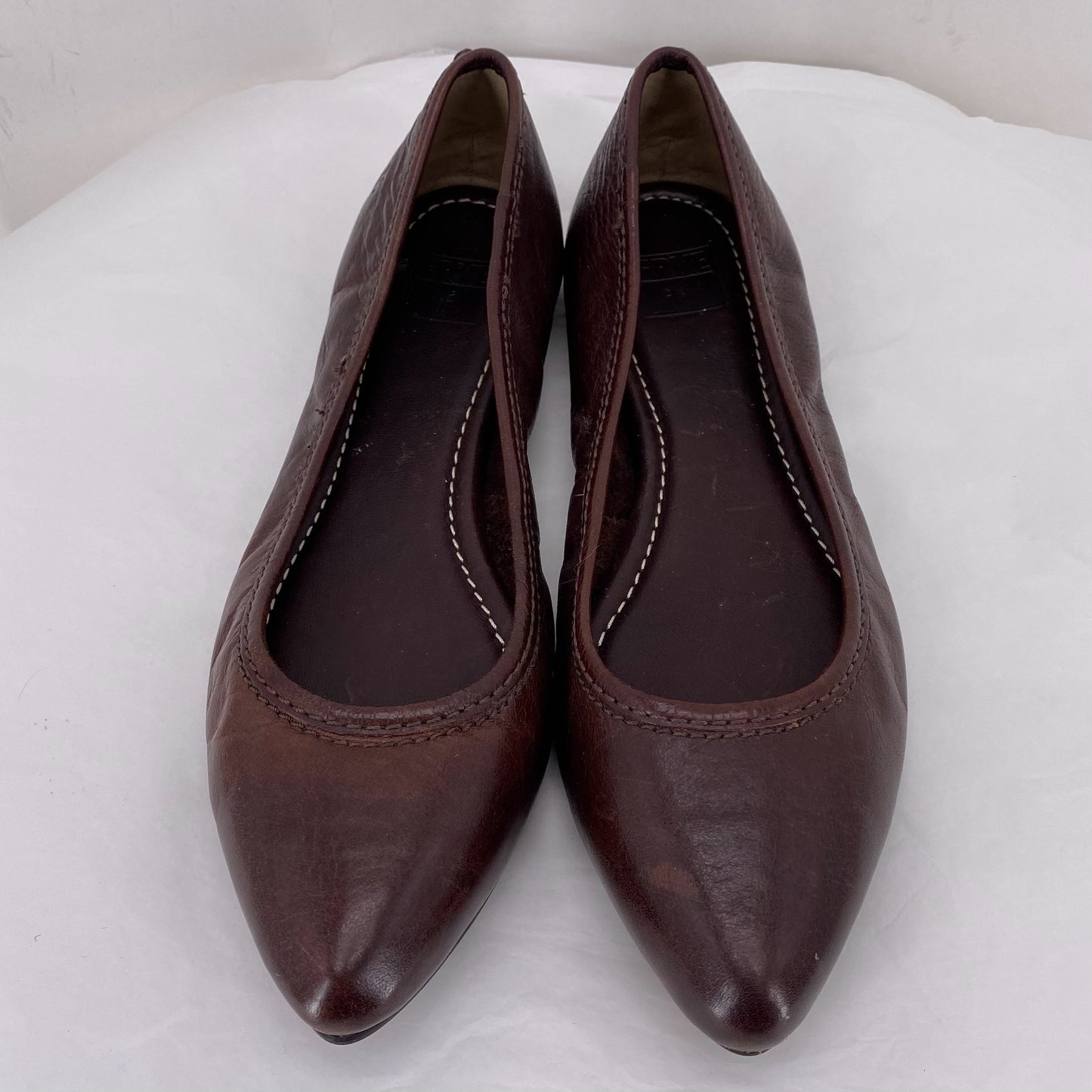 BROWN W Shoe Size 8.5 FRYE Flats