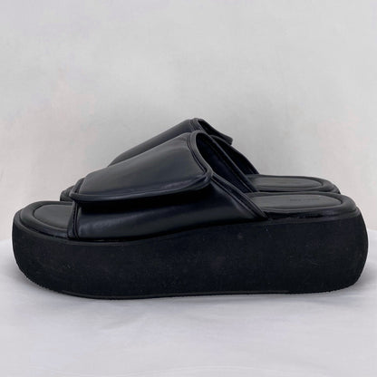 Black W Shoe Size 8 OAK + FORT Sandals