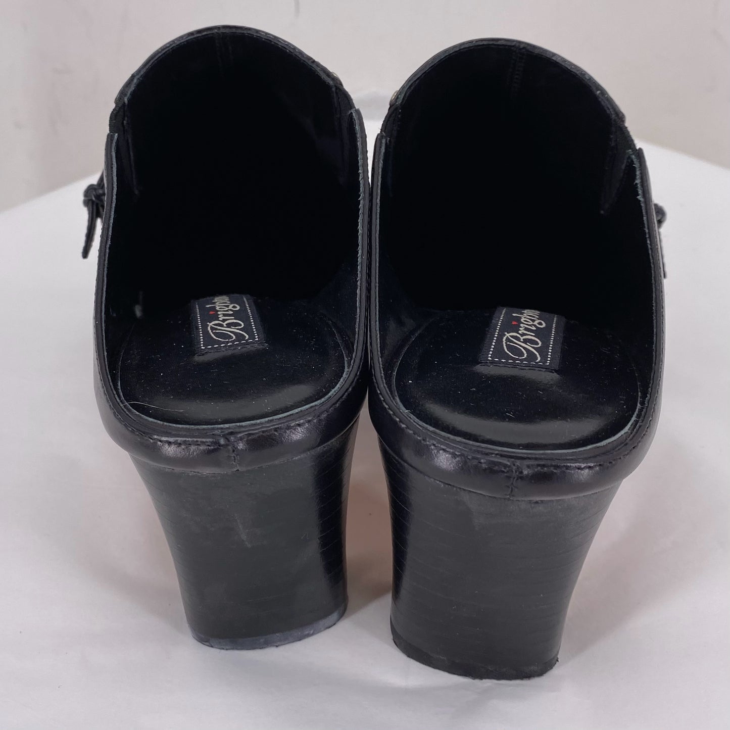 BROWN W Shoe Size 7 BRIGHTON Mules