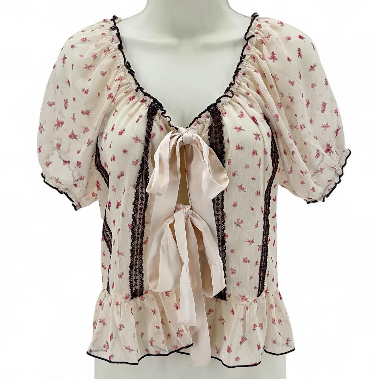 Size L LOLA GRACE FLOWERS Shirt