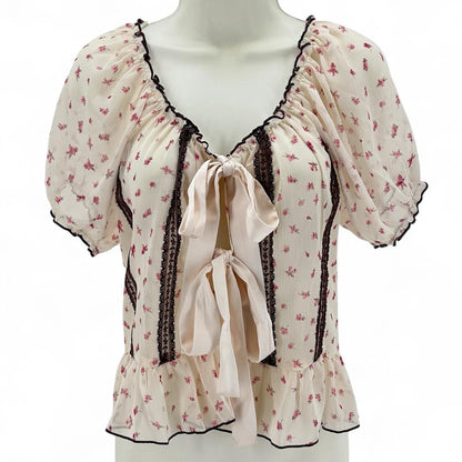 Size L LOLA GRACE FLOWERS Shirt