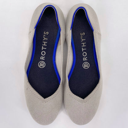 LT GRAY W Shoe Size 8.5 ROTHY'S Flats