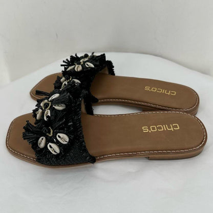Black W Shoe Size 9 CHICO'S Sandals