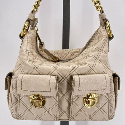 Cream MARC JACOBS Leather Hobo