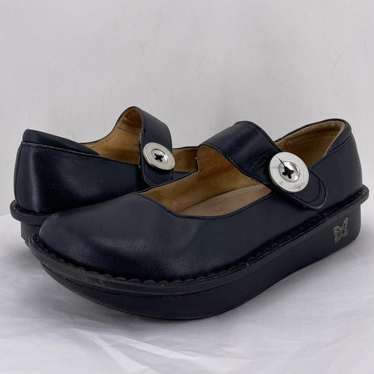 Black W Shoe Size 40 ALEGRIA Flats