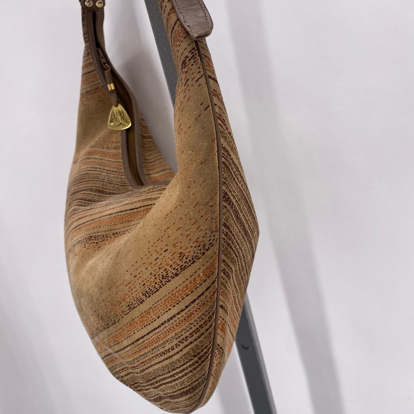 BROWN Leather Shoulder Bag