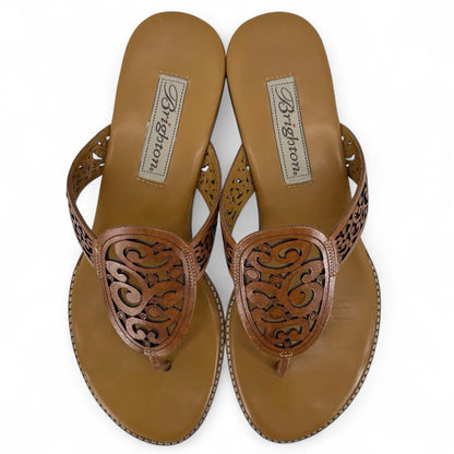 BROWN W Shoe Size 7 BRIGHTON Sandals