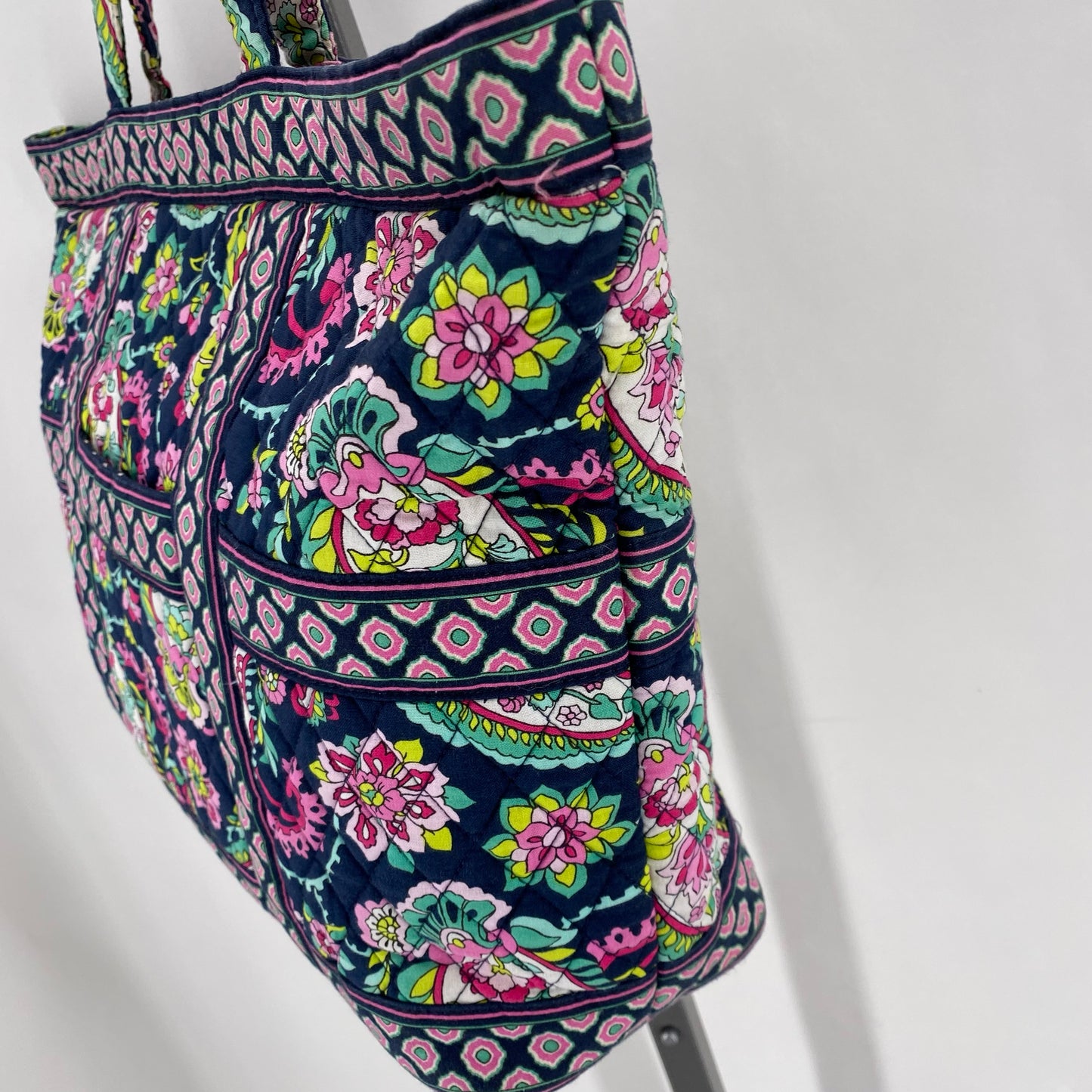 Navy VERA BRADLEY FABRIC Tote