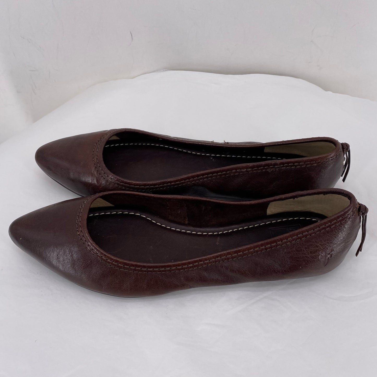 BROWN W Shoe Size 8.5 FRYE Flats
