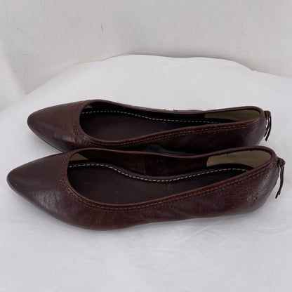 BROWN W Shoe Size 8.5 FRYE Flats
