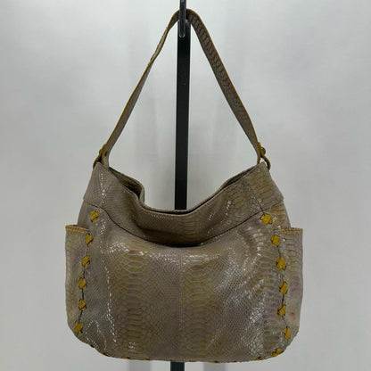 Tan HOBO Leather Shoulder Bag