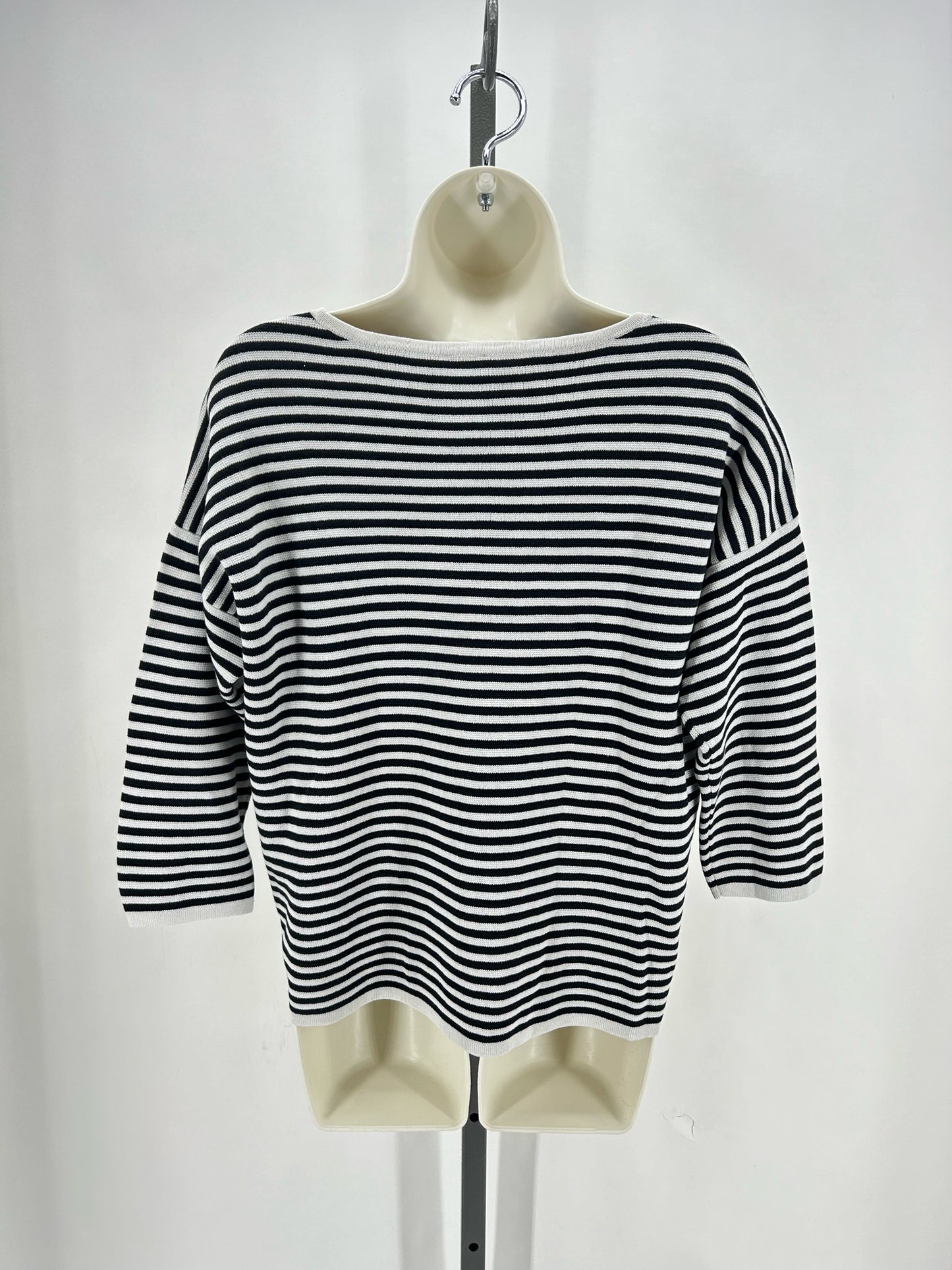 Size L EILEEN FISHER Knit Stripe Shirt