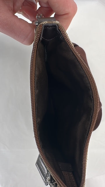 BROWN/TAN COACH Cross-body