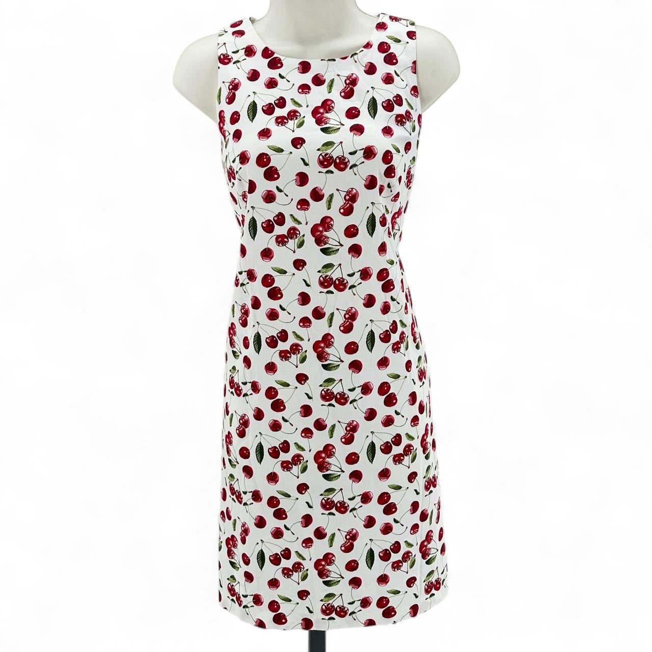 Size 8 LONDON TIMES CHERRIES Dress
