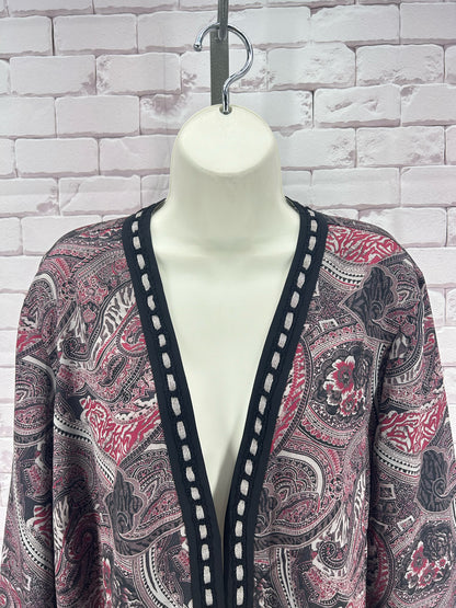 Size 1X MING WANG Paisley KIMONO
