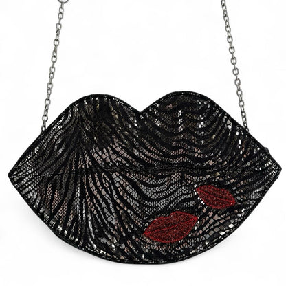 BLACK/SILVER NO TAG Cross-body