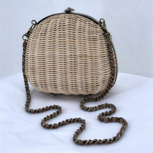 LT TAN PATRICIA NASH WICKER Cross-body