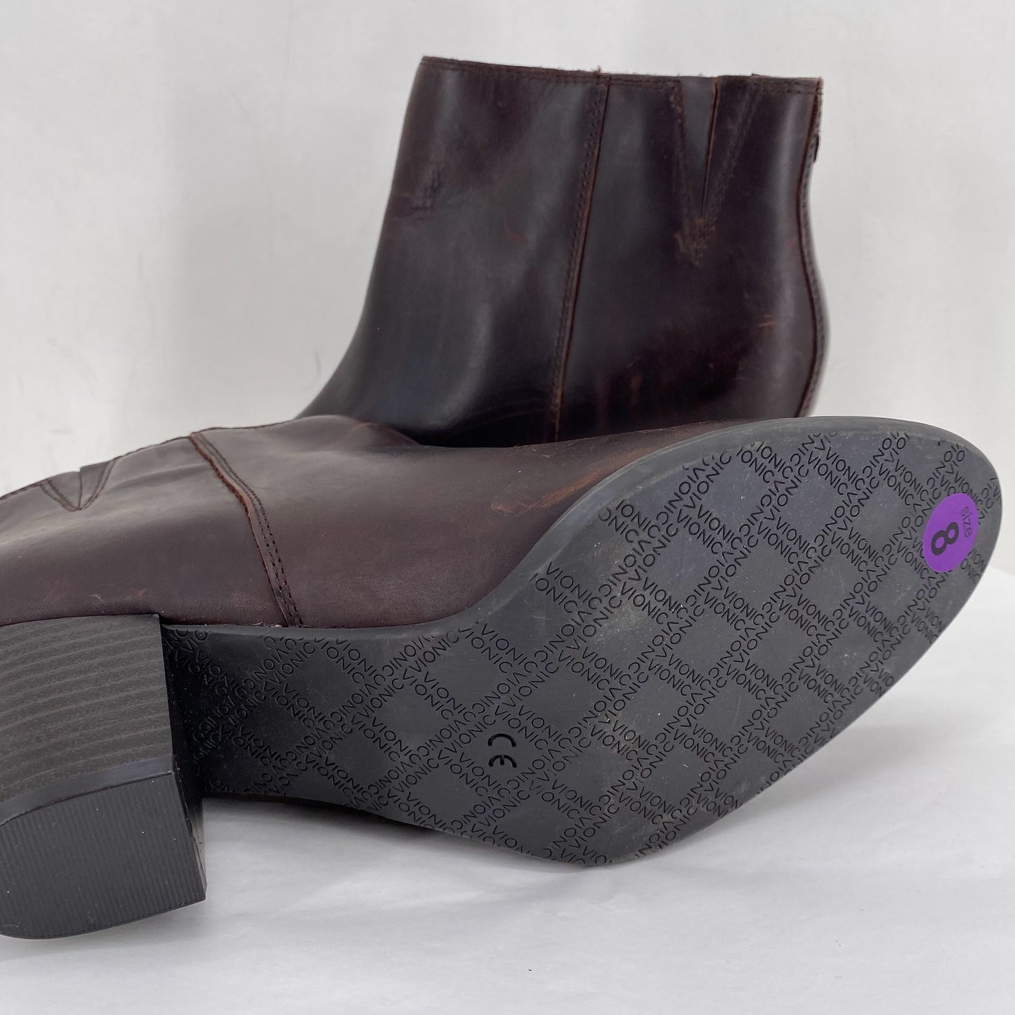 BROWN W Shoe Size 8 VIONIC Boots