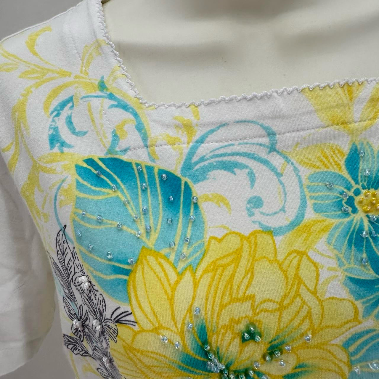 Size S ALFRED DUNNER Floral Shirt