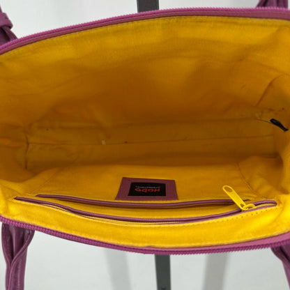 Purple HOBO Leather Shoulder Bag